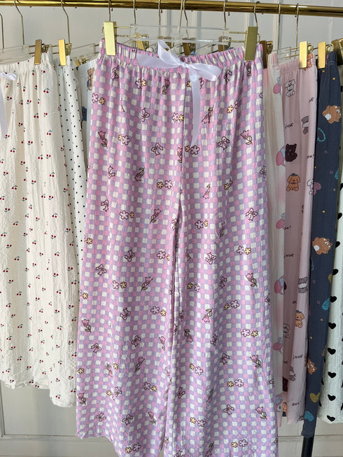 Summer Cute Printed Loose Pyjamas